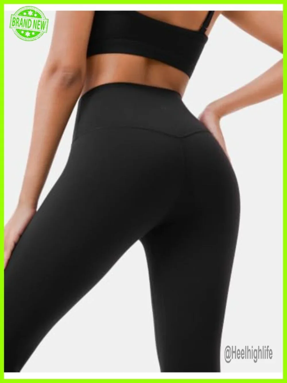 Seamless Front High Waist Capri Leggings 21